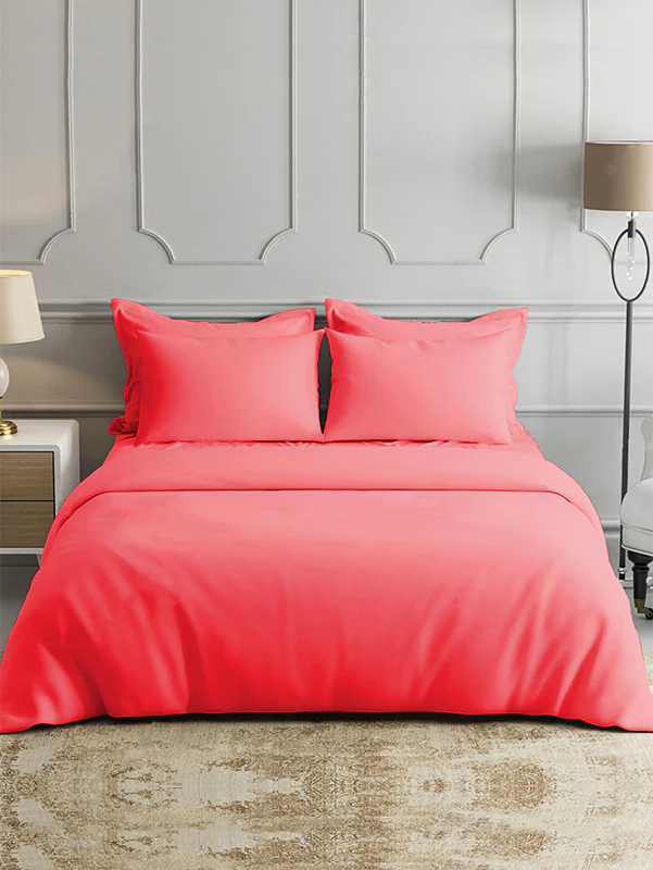 Coral Bamboo Bed Sheets - Cooling Comfort For Modern Bedrooms