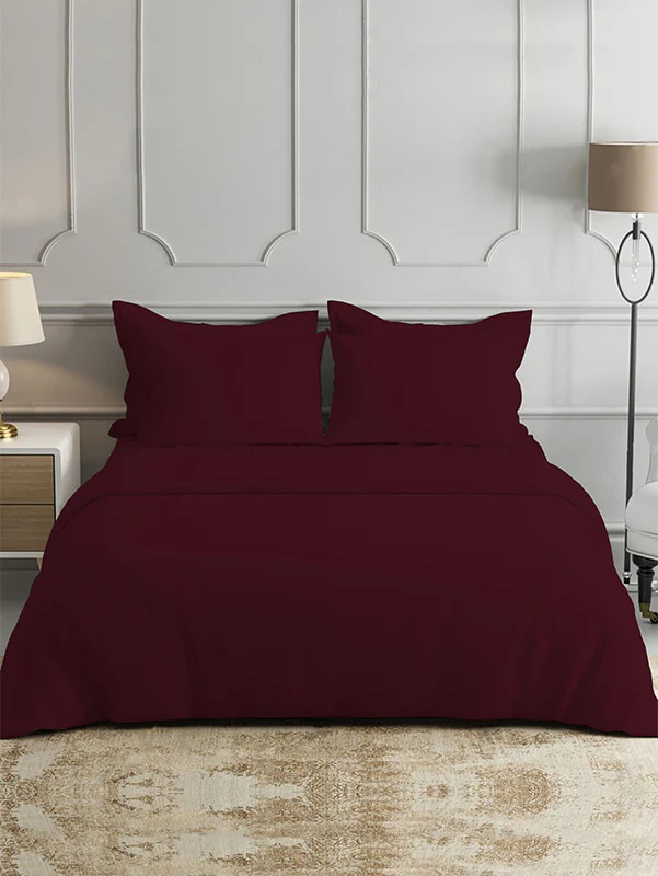 Eggplant Bamboo Bed Sheets - Cooling Comfort For Modern Bedrooms