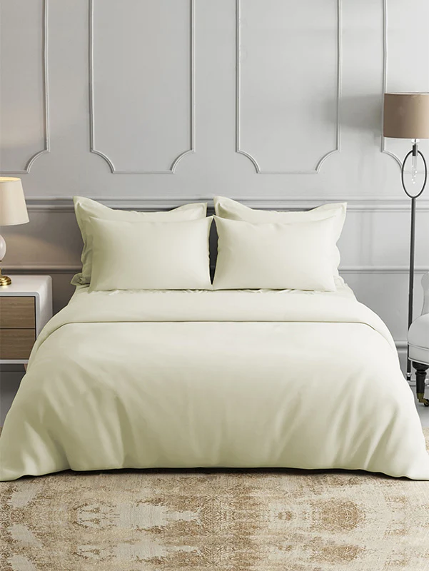 Ivory Bamboo Bed Sheets - Cooling Comfort For Modern Bedrooms