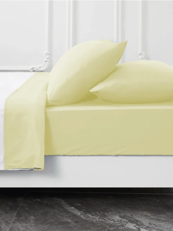 Ivory Bamboo Pillow Cases Sets - Hypoallergenic Soft Pillowcase for Bamboo