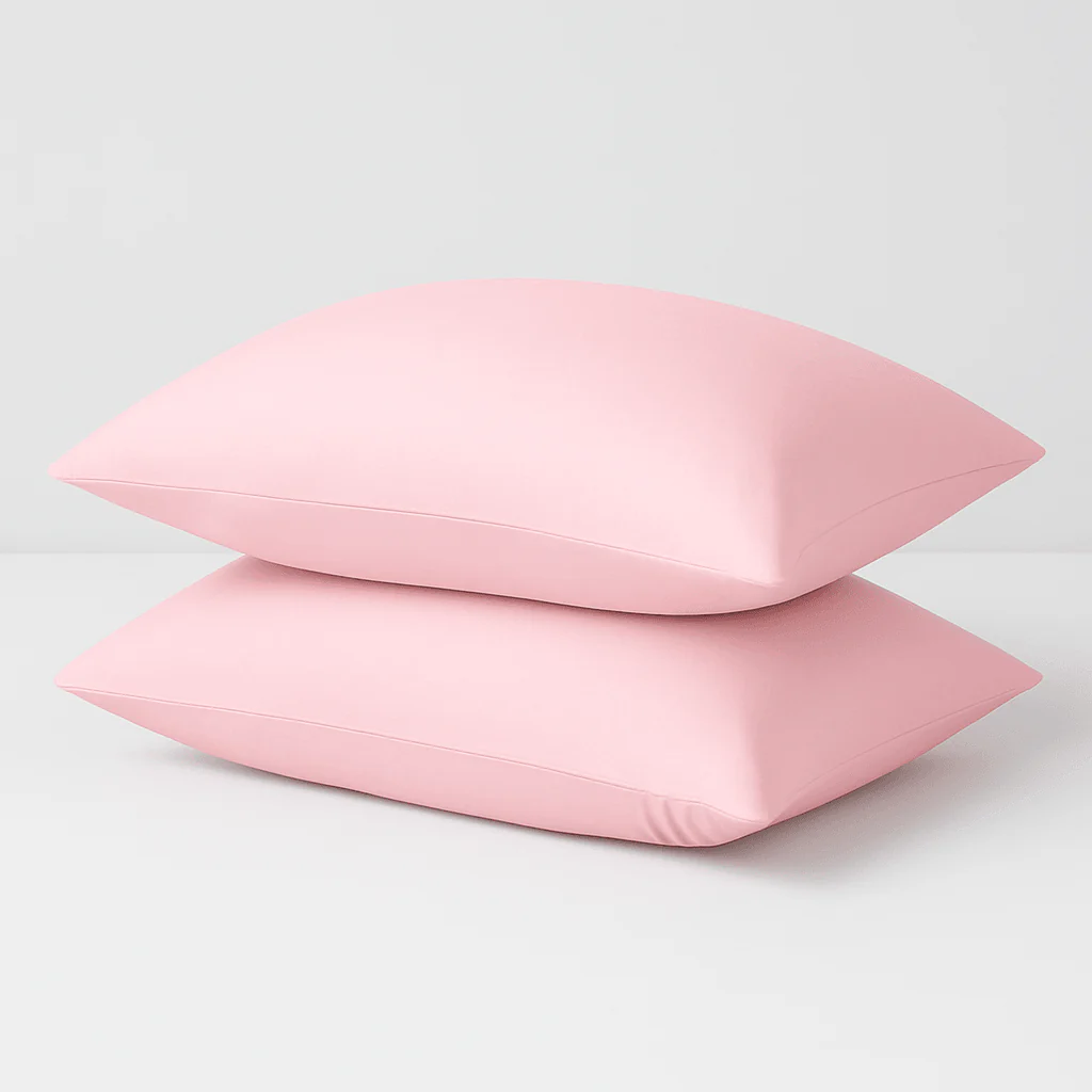 Pink Bamboo Pillow Cases Sets - Hypoallergenic & Smooth Pillowcase for All - Image 4